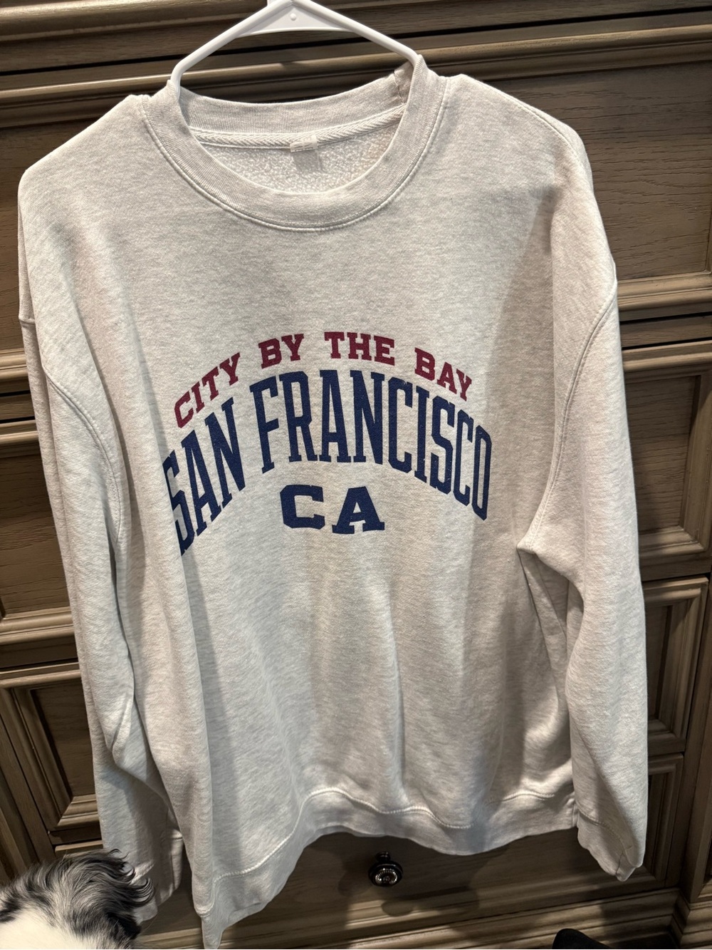 San Francisco CA Graphic Crewneck Sweatshirt - Light Gray